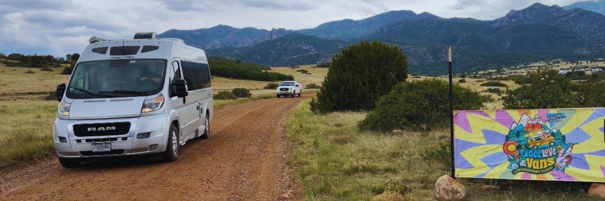 Leaving our first van rally.